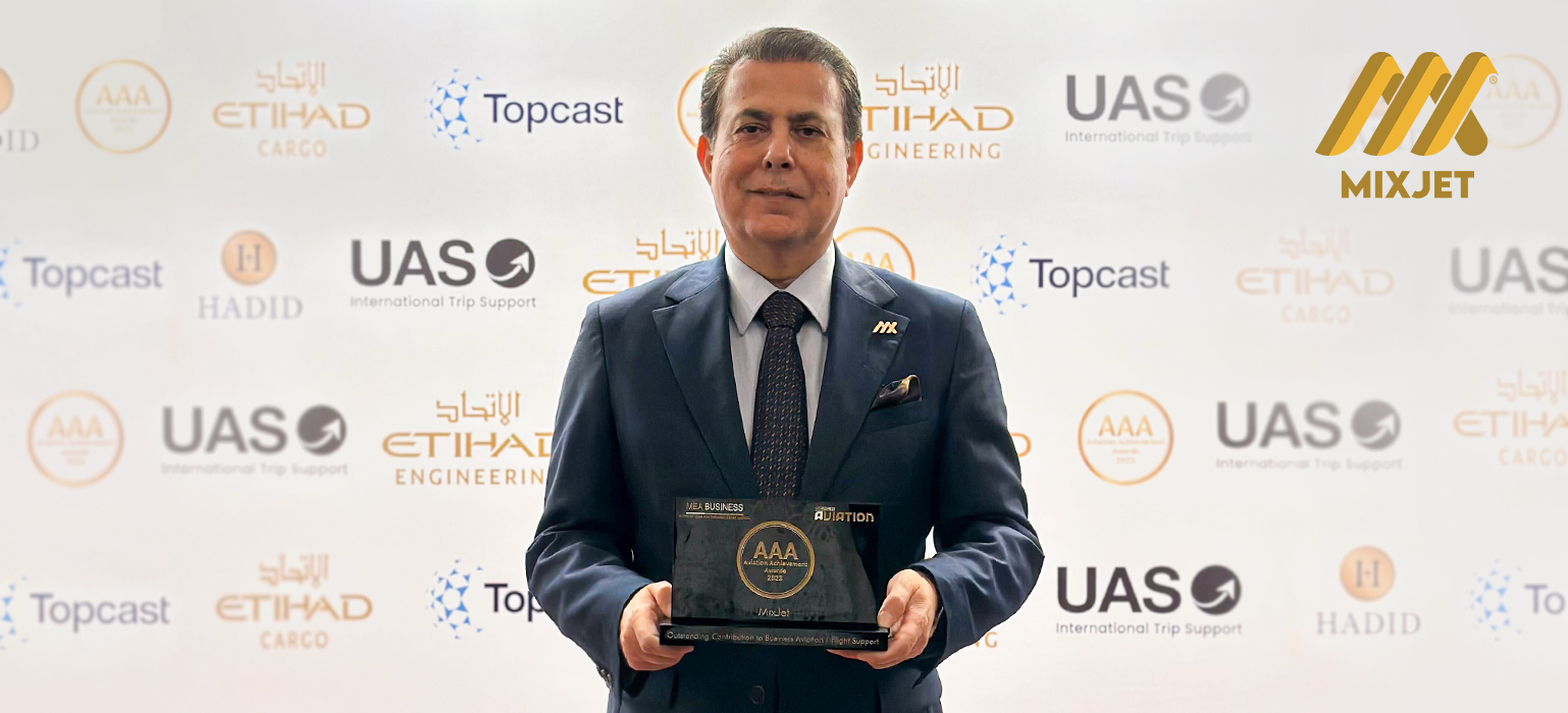 MixJet wins Aviation Achievement Award 2023